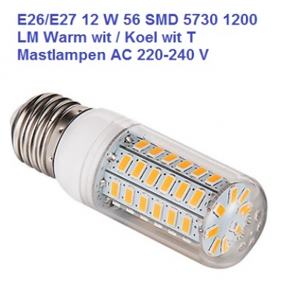 Led Lamp E27 Wit